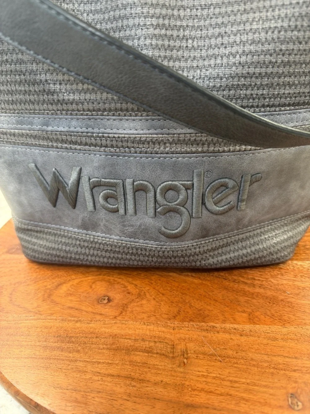 Wrangler Charcoal Hobo Bag